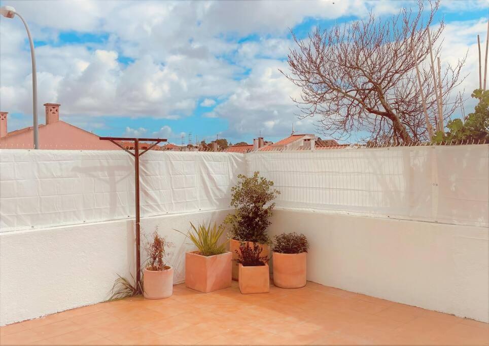 Cozy Apartment With Private Courtyard Barcarena Extérieur photo